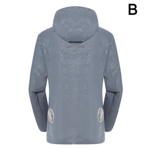 Summer Fan Cooling Jacket Fishing Clothes USB Charging Air Sun S-5XL Conditioning Suit Coat Protection C4O4